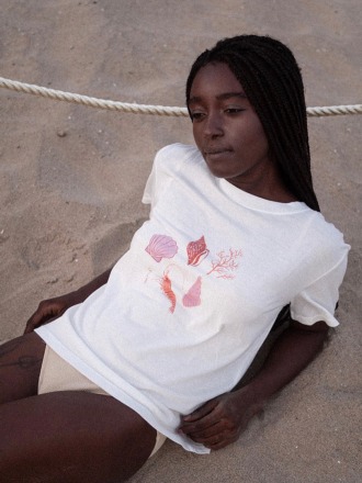 Clo Stories - Leonora organic cotton TEE - Made and designed in Barcelona
