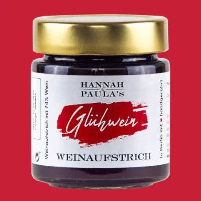 HANNAH & PAULA S - Glühwein Cheers Weinaufstrich - Fair produziert in Berlin