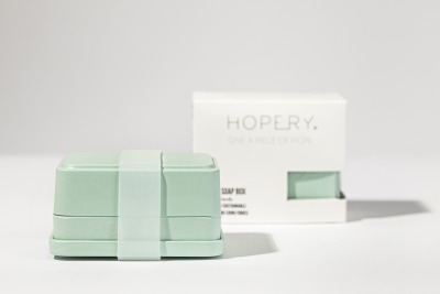 Hopery - 3 in 1 soap box / MINT - GIVE A PIECE OF HOPE