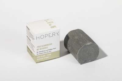 Hopery - Face Cleansing Bar - mit Aktivkohle - GIVE A PIECE OF HOPE
