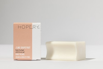 Hopery - Festes Duschgel ohne plastikverpackung / LIME GRAPEFRUIT - GIVE A PIECE OF HOPE