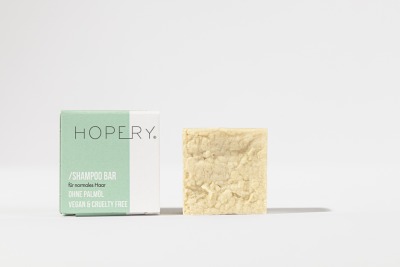 Hopery - shampoo bar für normales Haar Frischgewicht 50g/ BAMBOO MILK - GIVE A PIECE OF HOPE