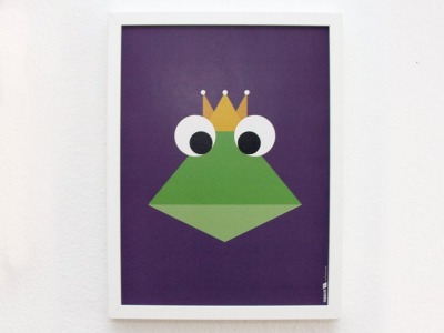 Poster Froschkönig, 30x40 cm - FräuleinEA
