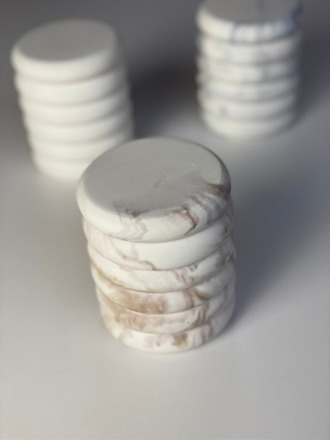 Mykiro - Dose mit Deckel - Mamor Braun - Aus Keramik
