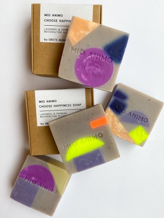 MIO ANIMO - CHOOSE HAPPINESS SOAP - Limited Edition - Reichhaltige Alleskönnerseife by Grete Manufa