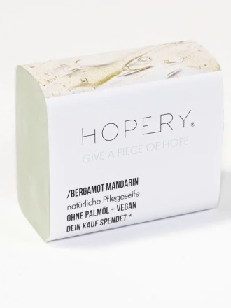 Hopery - Bergamot Mandarin Bar Soap - GIVE A PIECE OF HOPE