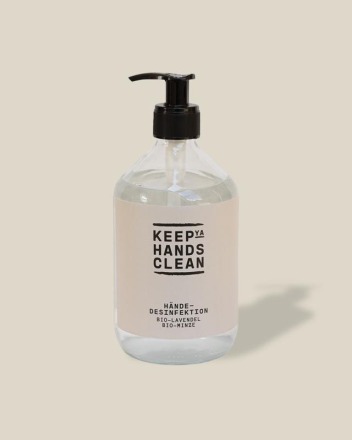 keep ya hands clean - Hände-Desinfektion 500ml - aus natürlichen ätherischen Ölen