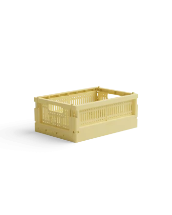 made crate mini - lemon cream - Klappbox 24 x 17 x 9,5 cm