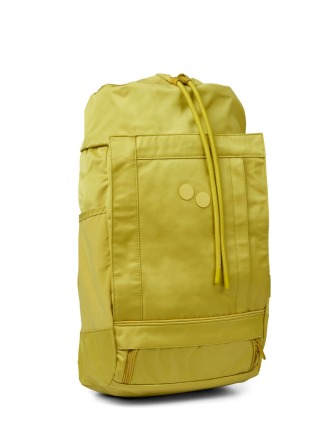 pinqponq Backpack BLOK medium - Polished Gold - aus 100 recycelten PET-Flaschen