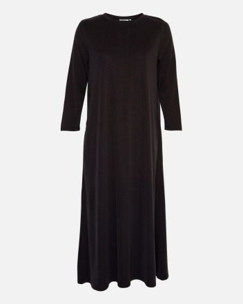 MSCH Copenhagen - MSCHBirdia Lynette 3/4 Dress - BLACK - 68% Lenzing Modal &amp; 32% Polyester
