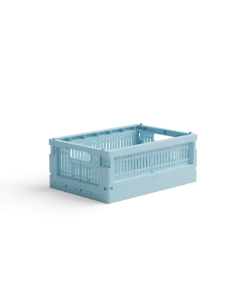 made crate mini - crystal blue - Klappbox 24 x 17 x 9,5 cm