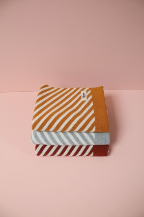 Eef Lillemor - Blanket stripes/rust - Babydecke