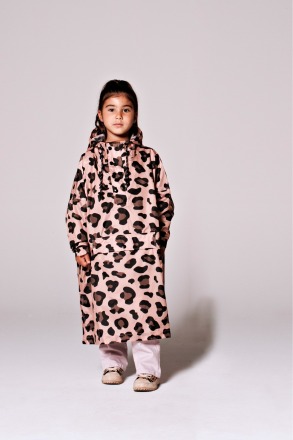 Rainkiss - Rain Poncho Kids - Pink Panther - Certified 100 Recycled Polyester