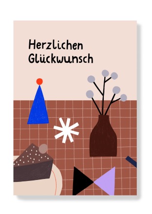 AnnaKatharinaJansen - Postkarte - Glückwunsch - create fair and ecofriendly