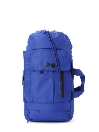 pinqponq Backpack BLOK medium Construct - Poppy Blue - aus 100 recycelten PET-Flaschen