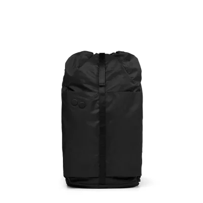 pinqponq Backpack DUKEK - Pure Black - aus 100% recycelten PET-Flaschen