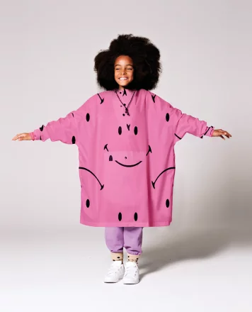 Rainkiss - Classic Smile x Smiley - Kids Rain Poncho - Certified 100 Recycled Polyester