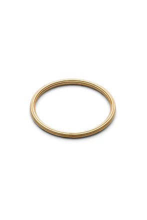 JUKSEREI - RILLE RING - Gold - Designed in Berlin Handmade in Italy