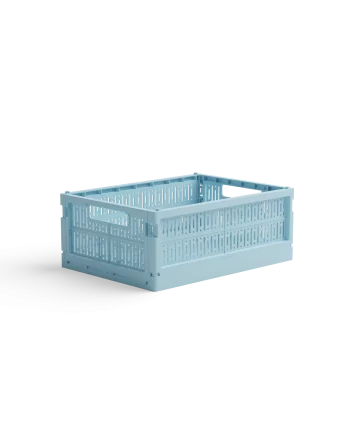 made crate midi - crystel blue - Klappbox 34 x 24 x 13 cm