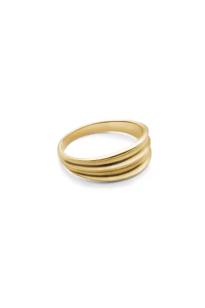 JUKSEREI - SAGA RING - Gold - Designed in Berlin Handmade in Italy