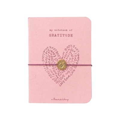 a Beautiful Story - Storybook Gratitude - Mini-Notizbuch mit einem Münzarmband