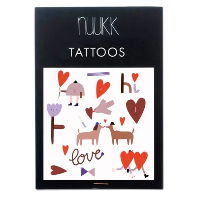 nuukk - BIO TATTOO LOTS OF LOVE - Vegane Wassertransfer-Tattoos