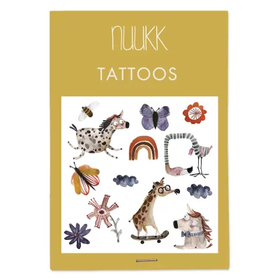 nuukk - BIO TATTOOS WUNDERLAND - Vegane Wassertransfer-Tattoos