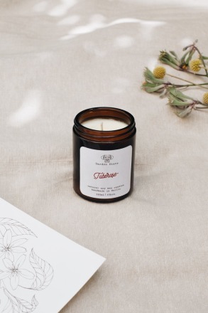 Garden State Candle - Tuberose Candle 180ml - 100 handmade product