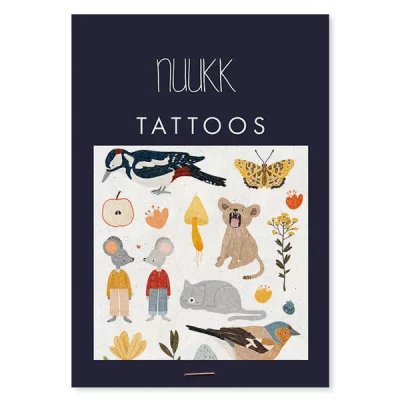 nuukk - BIO TATTOO KLEINER SPECHT - Vegane Wassertransfer-Tattoos