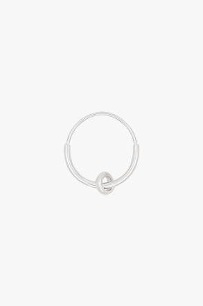 wildthings collectables - Double hoop earring silver - produced locally and sustainably