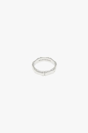 wildthings collectables - Bamboo ring silver - produced locally and sustainably