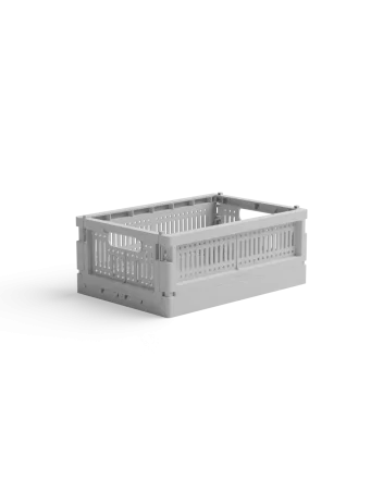 made crate mini - misty grey - Klappbox 24 x 17 x 9,5 cm