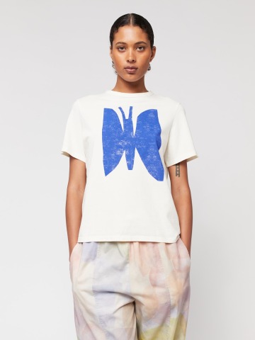 Bobo Choses - BUTTERFLY T-SHIRT - Off white - Made in Spain