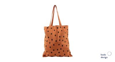 Kadodesign - Cotton Bag Sticky Lemon Freckles Carrot Orange - 100% Cotton
