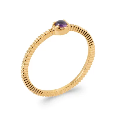 JOIA - Ring - Amatista - Gold - JOIA