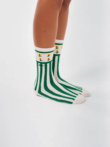 Bobo Choses - Pixel Flower long socks - NEW COLLECTION