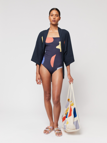 Bobo Choses - SUMMER NIGHT LANDSCAPE PRINT SWIMSUIT - Midnight - Made in Spain