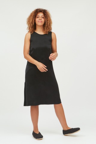 Suite13Lab - BESOS DRESS - Black - Cupro dress