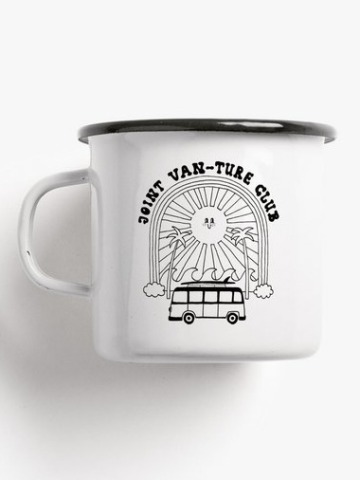 typealive - Tasse - Joint Vanture Club - Tasse aus Emaille