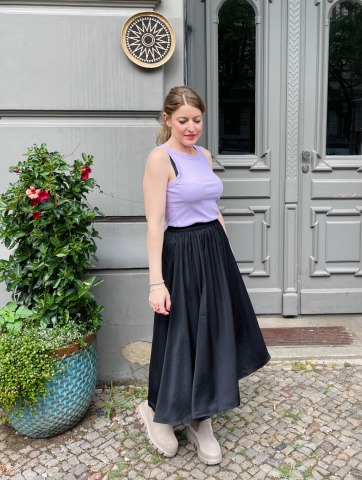 MSCH Copenhagen - MSCHNanella Maluca Skirt - Black - 60% Polyester &amp; 40% Viscose