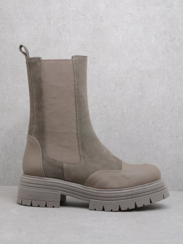 KMB Shoes - Boot - GOMATTO TAUPE - MADE IN SPAIN