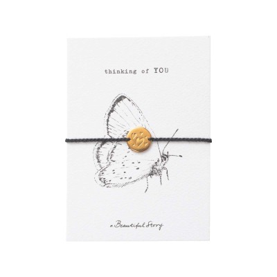 a Beautiful Story - Schmuck Postkarte SW Schmetterling - Schmuckpostkarte mit Umschlag