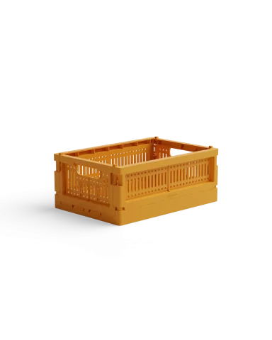 made crate mini - mustard - Klappbox 24 x 17 x 9,5 cm
