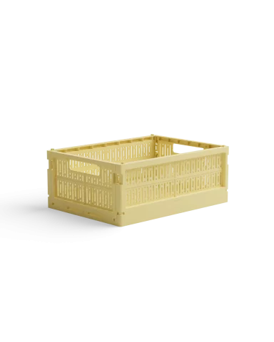 made crate midi - lemon cream - Klappbox 34 x 24 x 13 cm