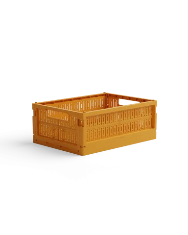 made crate midi - mustard - Klappbox 34 x 24 x 13 cm