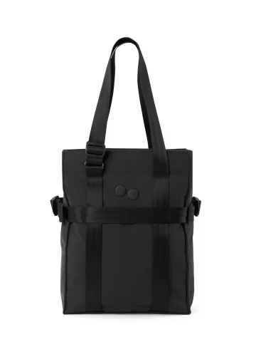 pinqponq Backpack PENDIK TB - Solid Black - 2-in-1-Tasche mit Fahrradträger Funktion