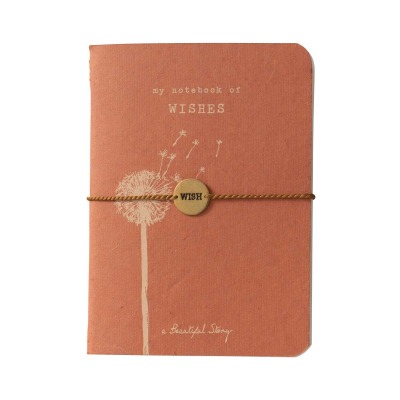 a Beautiful Story - Storybook Wishes - Mini-Notizbuch mit einem Münzarmband