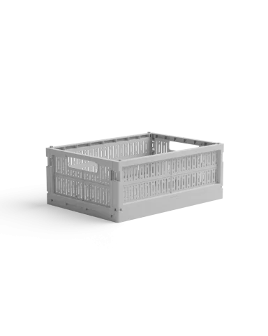 made crate midi - misty grey - Klappbox 34 x 24 x 13 cm