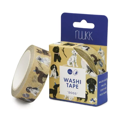 nuukk - Washi Tape Hunde - aus Reispapier