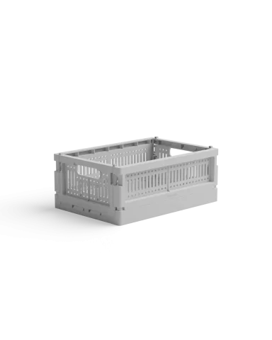 made crate mini - misty grey - Klappbox 24 x 17 x 9,5 cm